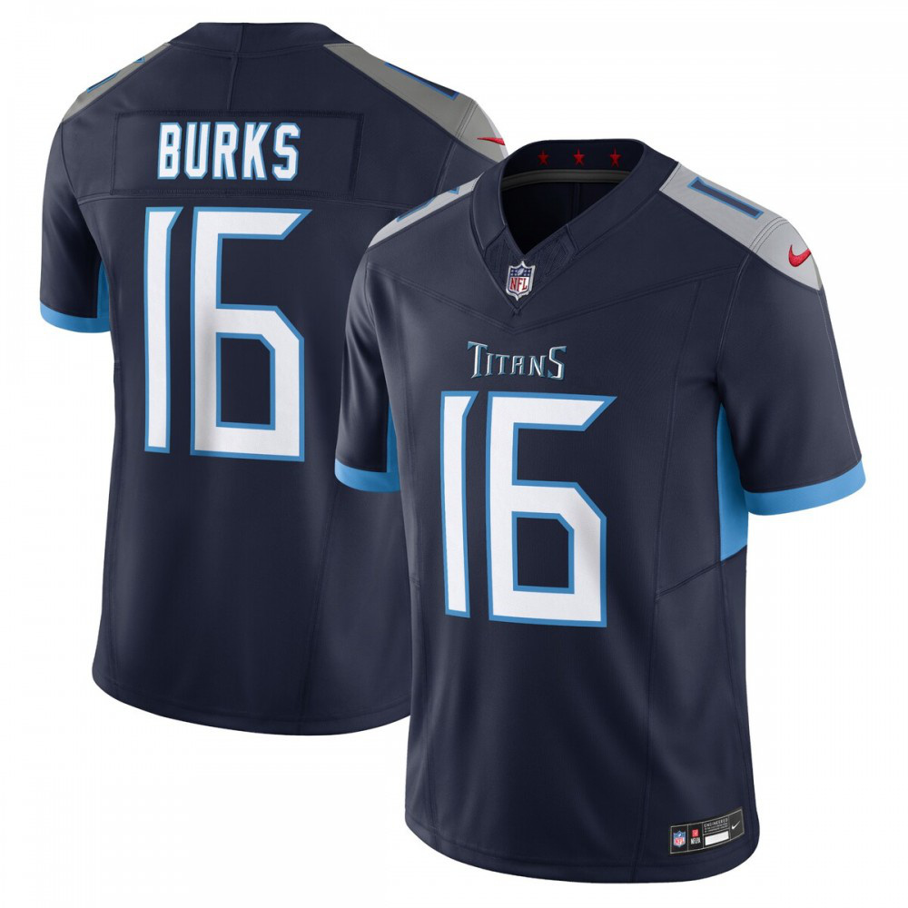 Treylon Burks Tennessee Titans Nike Vapor F.U.S.E. Limited Jersey - Navy-GridironStore